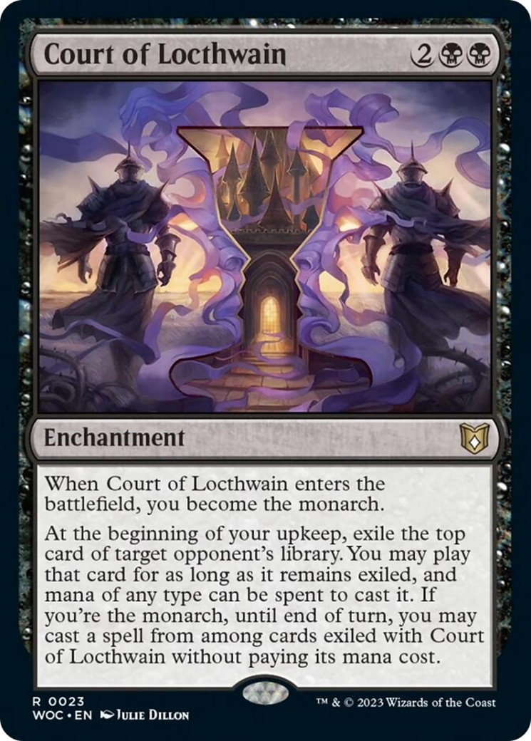Court of Locthwain [Wilds of Eldraine Commander] | Jomio and Rueliete's Cards and Comics