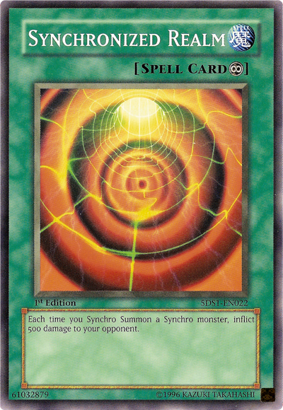 Synchronized Realm [5DS1-EN022] Common | Jomio and Rueliete's Cards and Comics