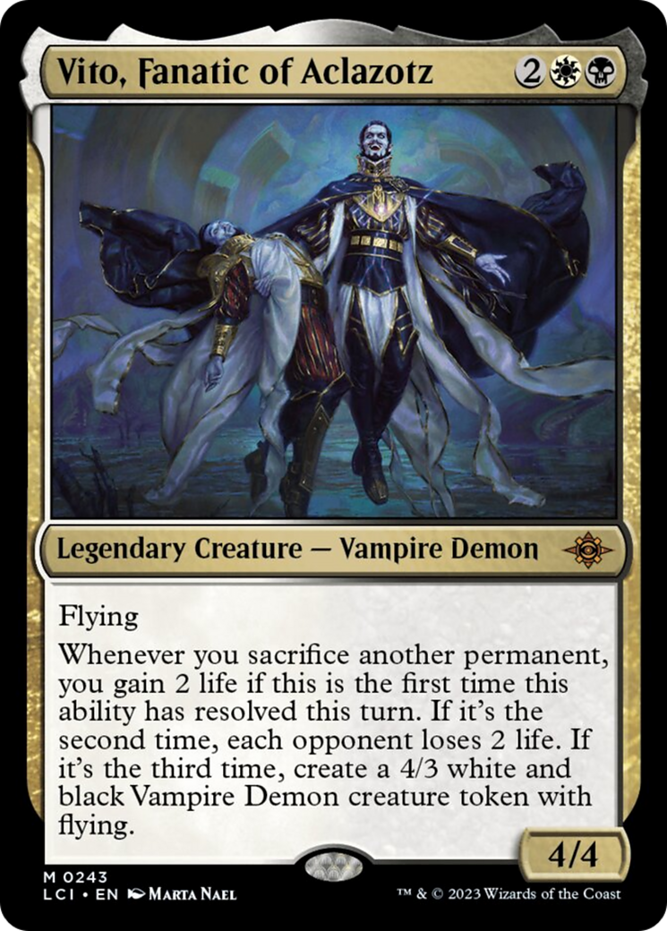 Vito, Fanatic of Aclazotz [The Lost Caverns of Ixalan] | Jomio and Rueliete's Cards and Comics