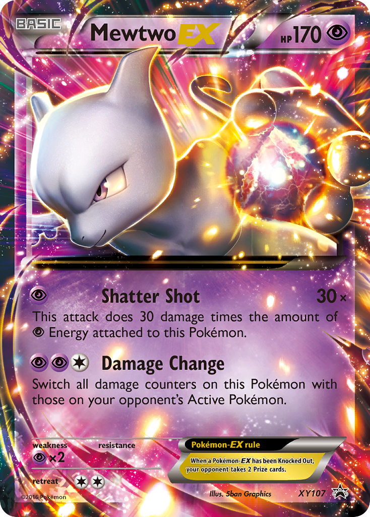 Mewtwo EX (XY107) [XY: Black Star Promos] | Jomio and Rueliete's Cards and Comics