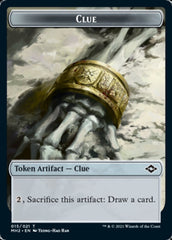 Clue (15) // Zombie Army Double-Sided Token [Modern Horizons 2 Tokens] | Jomio and Rueliete's Cards and Comics