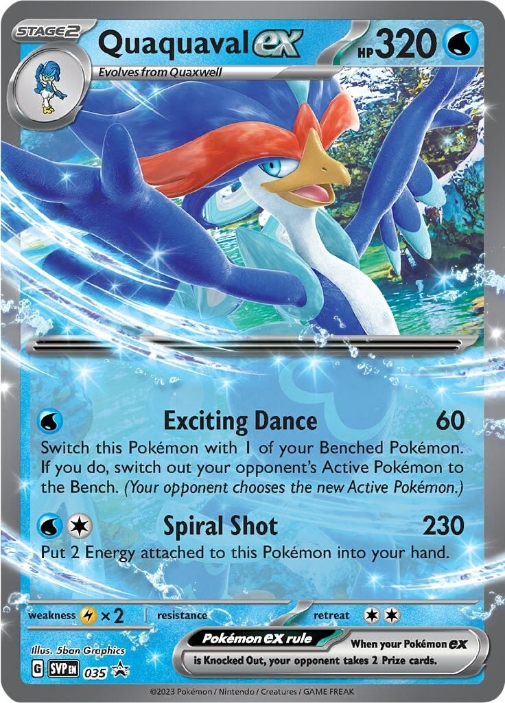 Quaquaval ex (035) [Scarlet & Violet: Black Star Promos] | Jomio and Rueliete's Cards and Comics