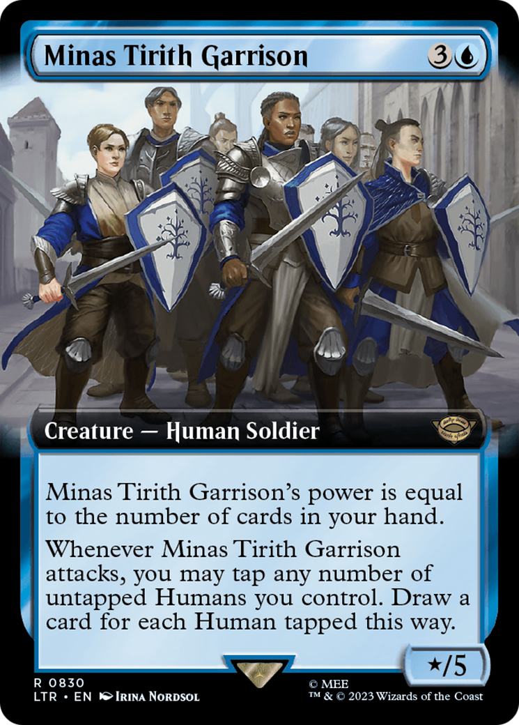 Minas Tirith Garrison (Extended Art) [The Lord of the Rings: Tales of Middle-Earth] | Jomio and Rueliete's Cards and Comics