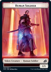 Human Soldier (005) // Zombie Double-Sided Token [Commander 2020 Tokens] | Jomio and Rueliete's Cards and Comics
