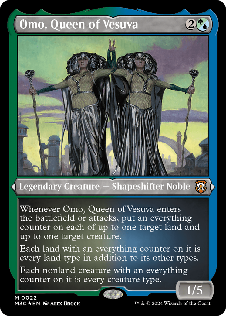 Omo, Queen of Vesuva (Foil Etched) [Modern Horizons 3 Commander] | Jomio and Rueliete's Cards and Comics