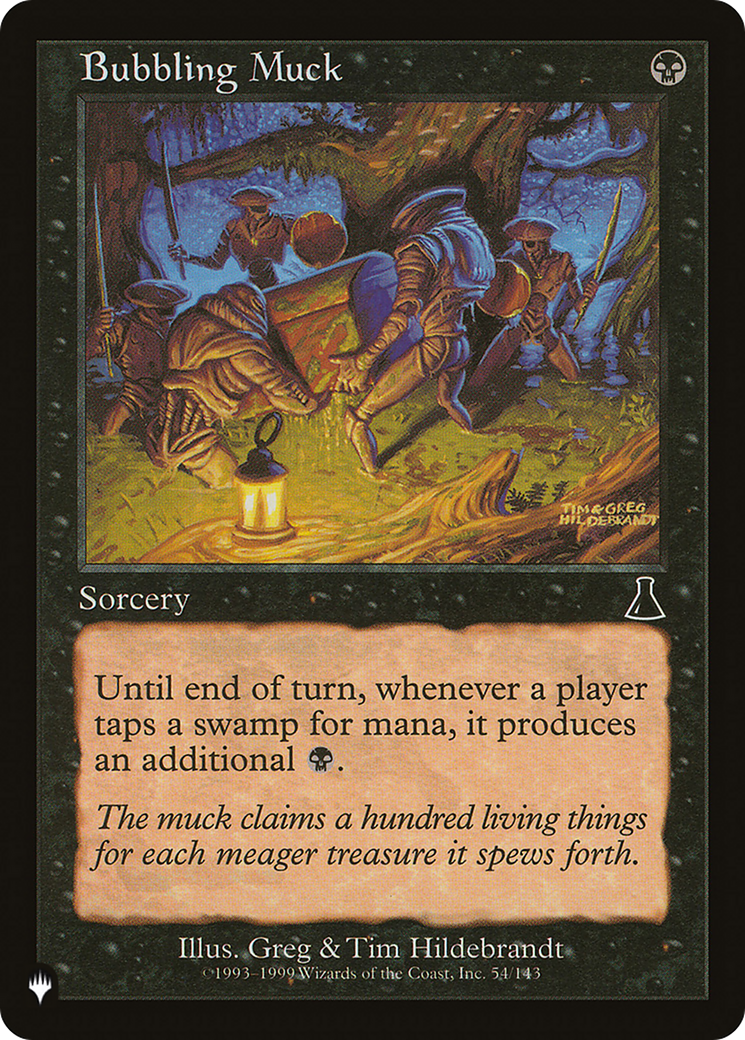 Bubbling Muck [The List] | Jomio and Rueliete's Cards and Comics