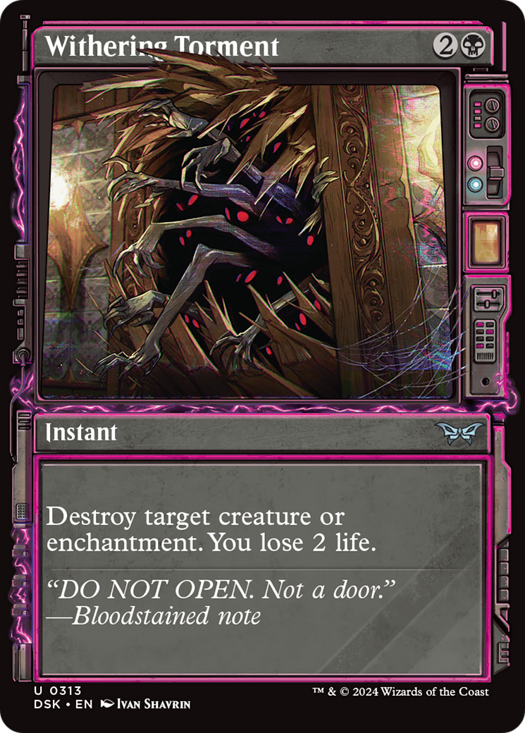 Withering Torment (Showcase) [Duskmourn: House of Horror] | Jomio and Rueliete's Cards and Comics