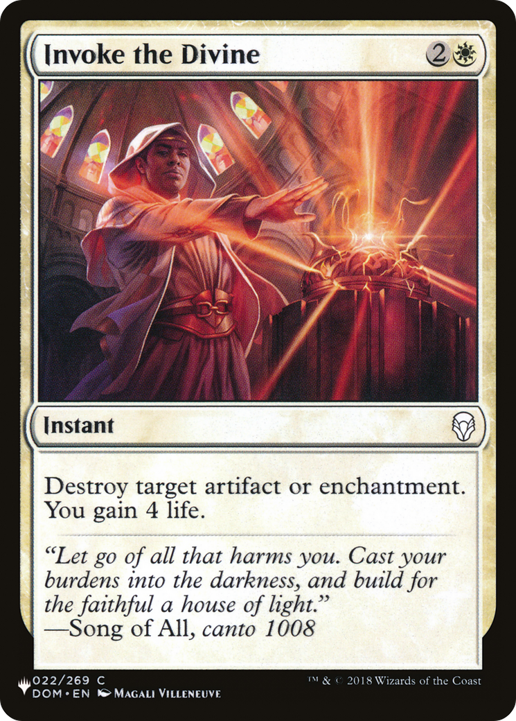 Invoke the Divine [Secret Lair: Angels] | Jomio and Rueliete's Cards and Comics