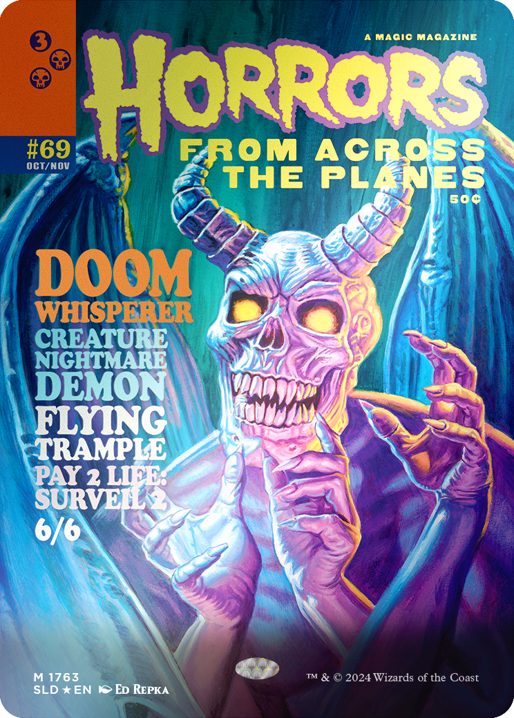 Doom Whisperer (Rainbow Foil) [Secret Lair Drop Series] | Jomio and Rueliete's Cards and Comics