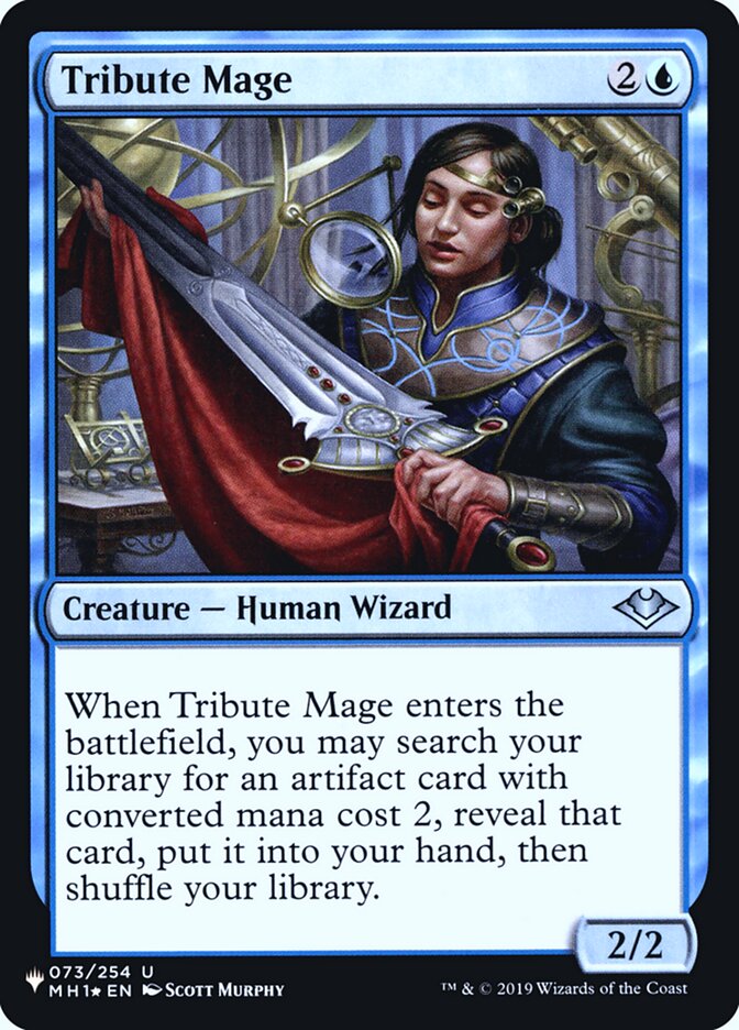 Tribute Mage [Secret Lair: Heads I Win, Tails You Lose] | Jomio and Rueliete's Cards and Comics