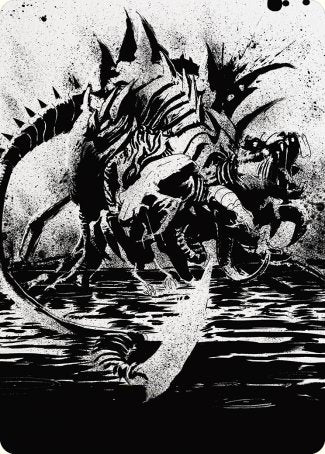 Karumonix, the Rat King Art Card [Phyrexia: All Will Be One Art Series] | Jomio and Rueliete's Cards and Comics