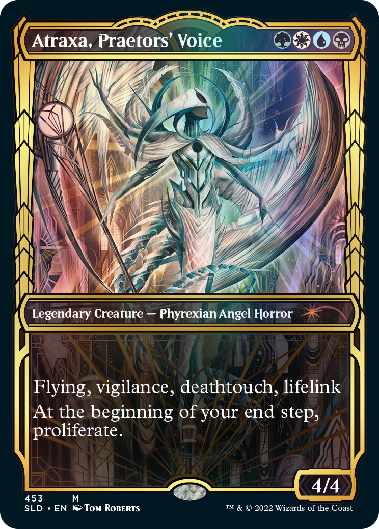Atraxa, Praetors' Voice (Showcase Gilded Foil) [Secret Lair Drop Series] | Jomio and Rueliete's Cards and Comics