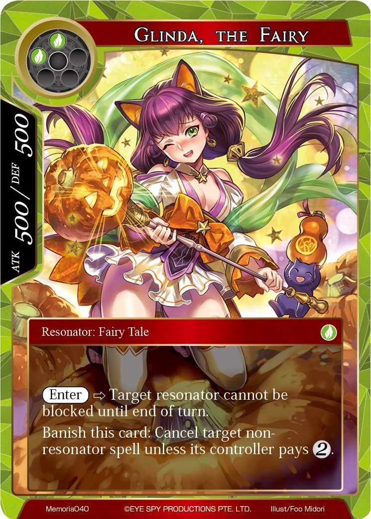 Glinda, the Fairy (Memoria040) [Alice Origin Memoria Cards] | Jomio and Rueliete's Cards and Comics