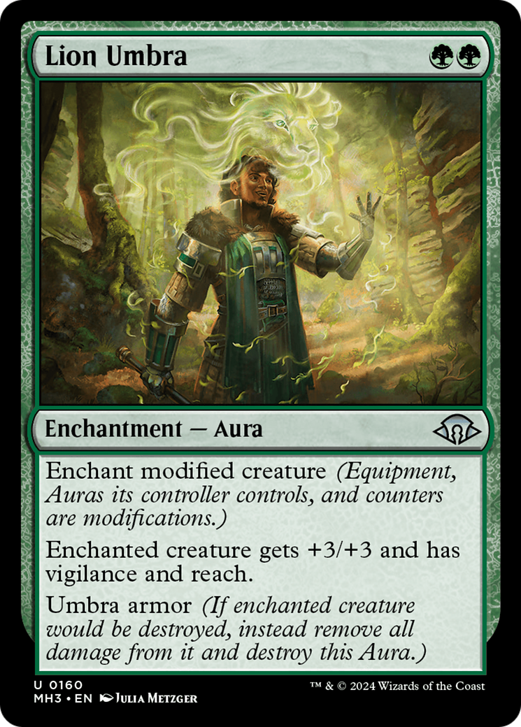 Lion Umbra [Modern Horizons 3] | Jomio and Rueliete's Cards and Comics