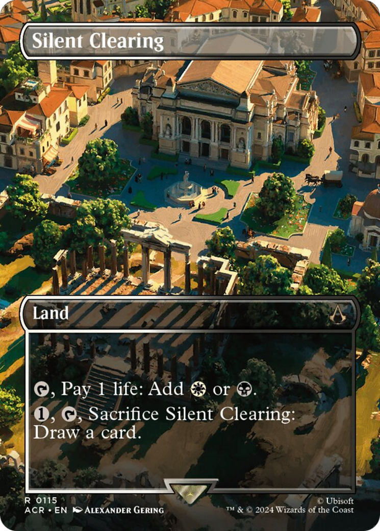 Silent Clearing (Borderless) [Assassin's Creed] | Jomio and Rueliete's Cards and Comics