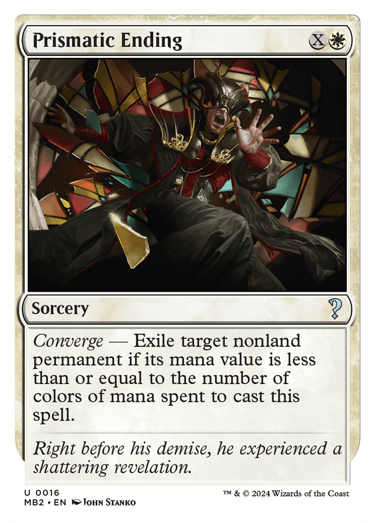 Prismatic Ending (White Border) [Mystery Booster 2] | Jomio and Rueliete's Cards and Comics