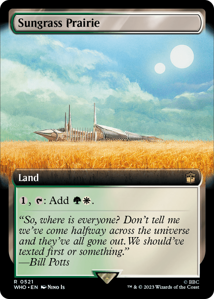 Sungrass Prairie (Extended Art) [Doctor Who] | Jomio and Rueliete's Cards and Comics