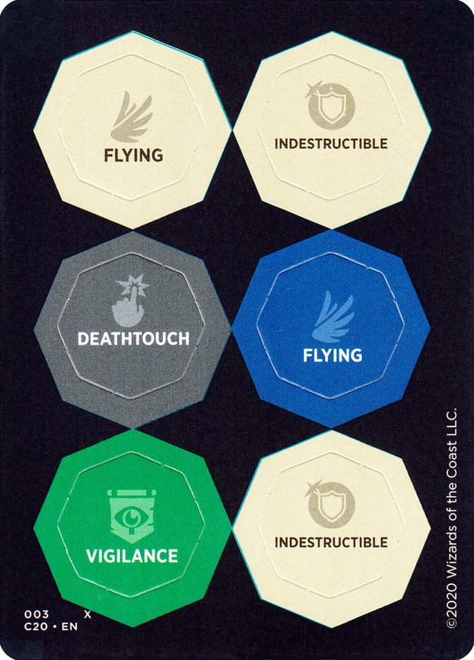 Ability Punchcard (003) [Commander 2020 Tokens] | Jomio and Rueliete's Cards and Comics
