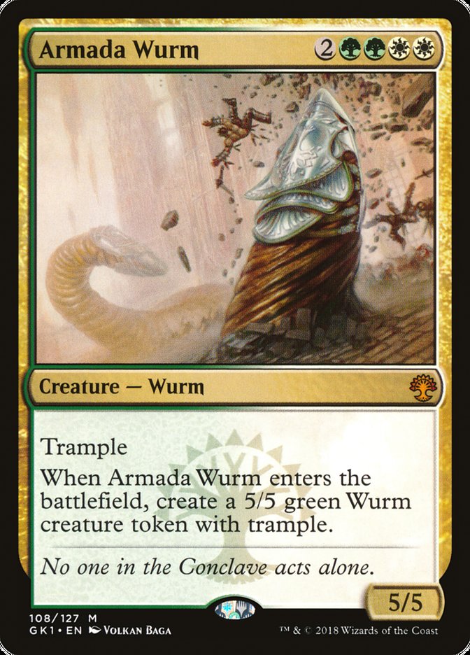 Armada Wurm [Guilds of Ravnica Guild Kit] | Jomio and Rueliete's Cards and Comics