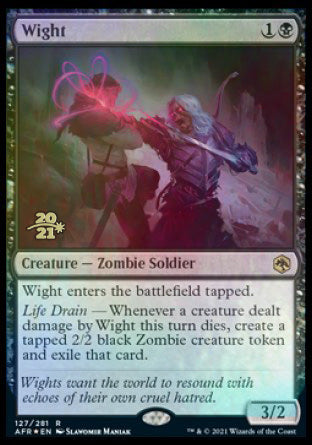 Wight [Dungeons & Dragons: Adventures in the Forgotten Realms Prerelease Promos] | Jomio and Rueliete's Cards and Comics