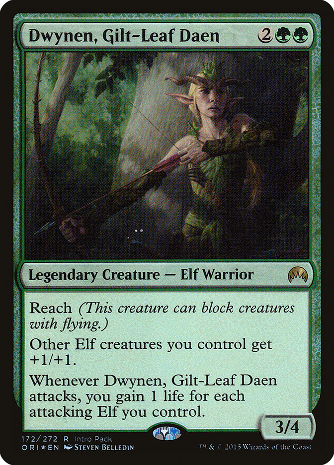 Dwynen, Gilt-Leaf Daen (Intro Pack) [Magic Origins Promos] | Jomio and Rueliete's Cards and Comics