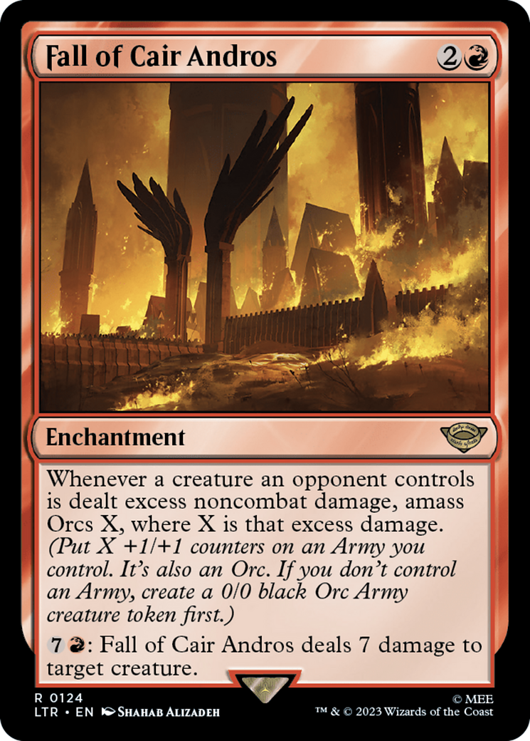 Fall of Cair Andros [The Lord of the Rings: Tales of Middle-Earth] | Jomio and Rueliete's Cards and Comics