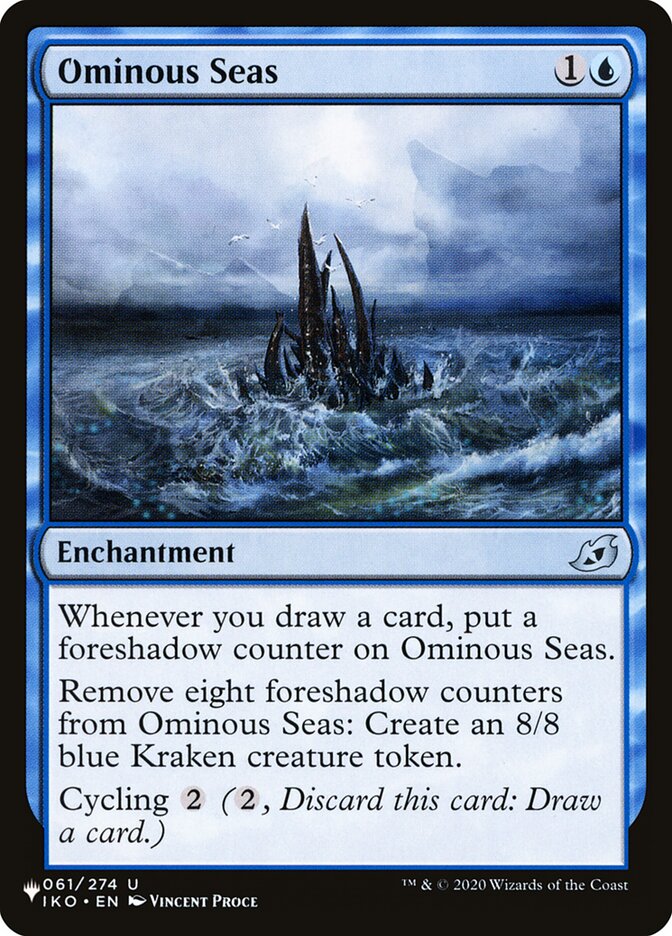 Ominous Seas [The List] | Jomio and Rueliete's Cards and Comics