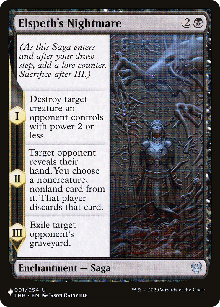 Elspeth's Nightmare [The List] | Jomio and Rueliete's Cards and Comics