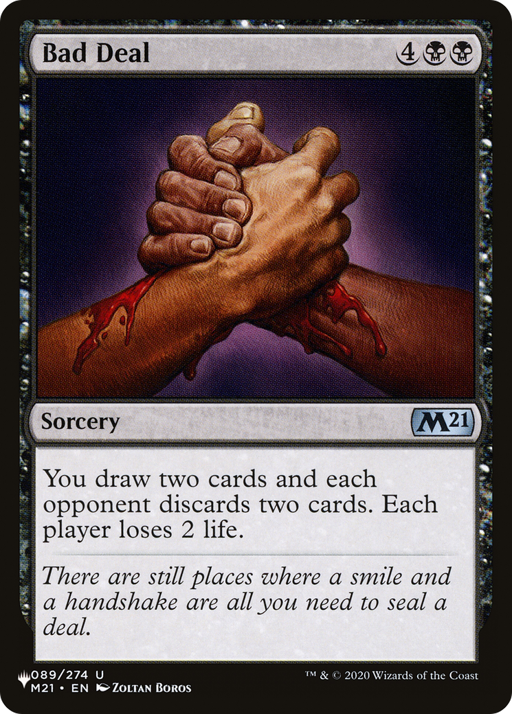 Bad Deal [The List] | Jomio and Rueliete's Cards and Comics