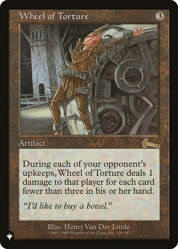 Wheel of Torture [The List] | Jomio and Rueliete's Cards and Comics