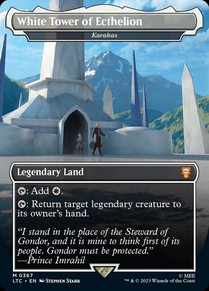 White Tower of Ecthelion - Karakas [The Lord of the Rings: Tales of Middle-Earth Commander] | Jomio and Rueliete's Cards and Comics