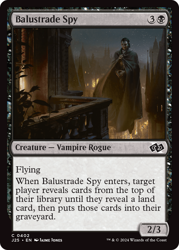 Balustrade Spy [Foundations Jumpstart] | Jomio and Rueliete's Cards and Comics