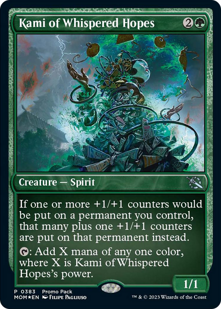 Kami of Whispered Hopes (Promo Pack) [March of the Machine Promos] | Jomio and Rueliete's Cards and Comics