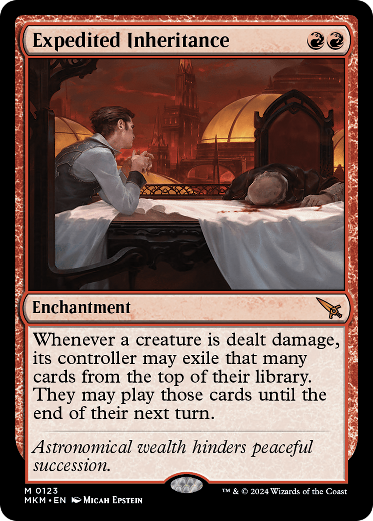Expedited Inheritance [Murders at Karlov Manor] | Jomio and Rueliete's Cards and Comics