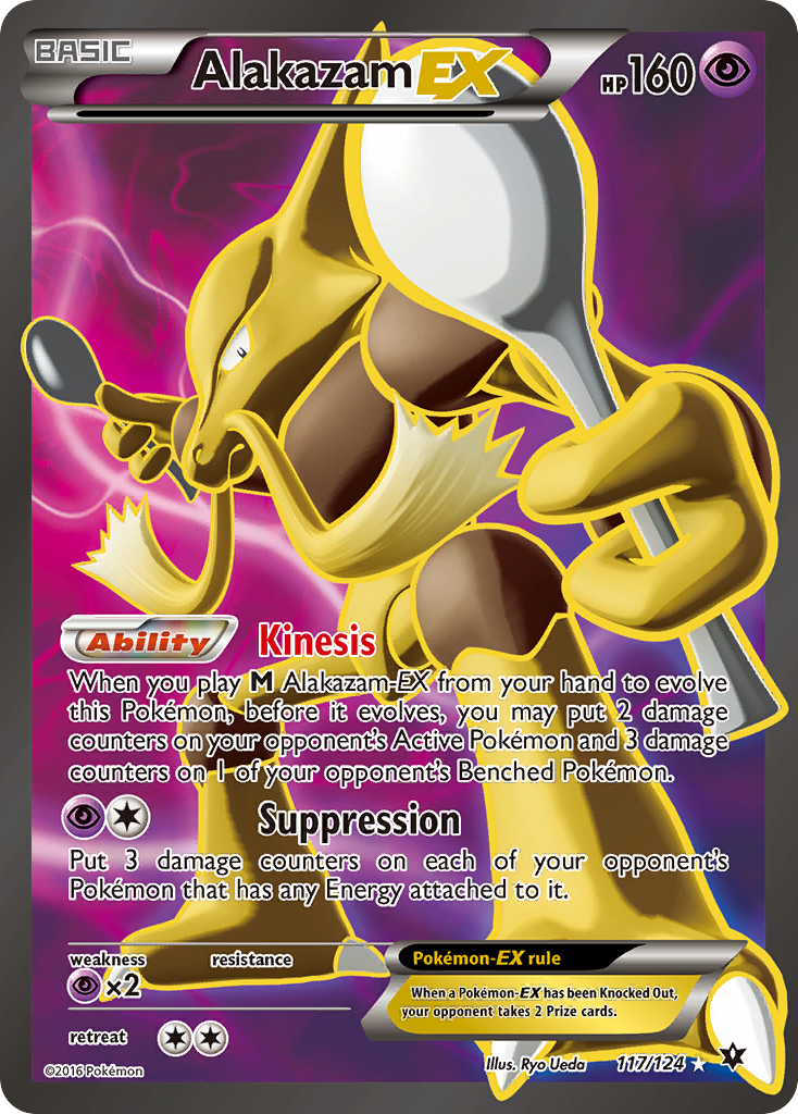 Alakazam EX (117/124) [XY: Fates Collide] | Jomio and Rueliete's Cards and Comics