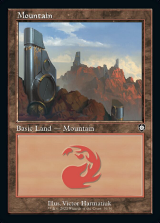 Mountain (036) (Retro) [The Brothers' War Commander] | Jomio and Rueliete's Cards and Comics