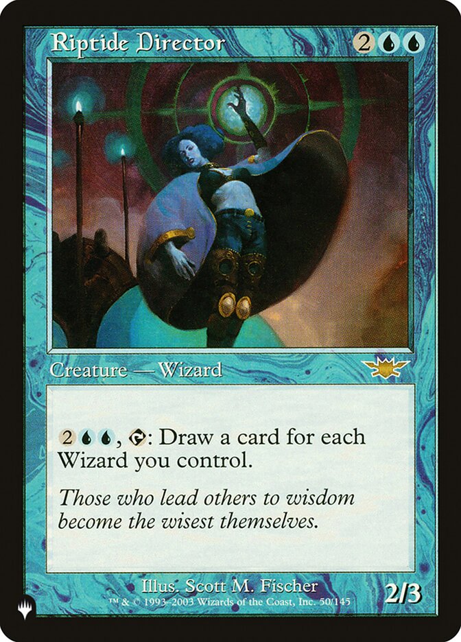 Riptide Director [The List] | Jomio and Rueliete's Cards and Comics