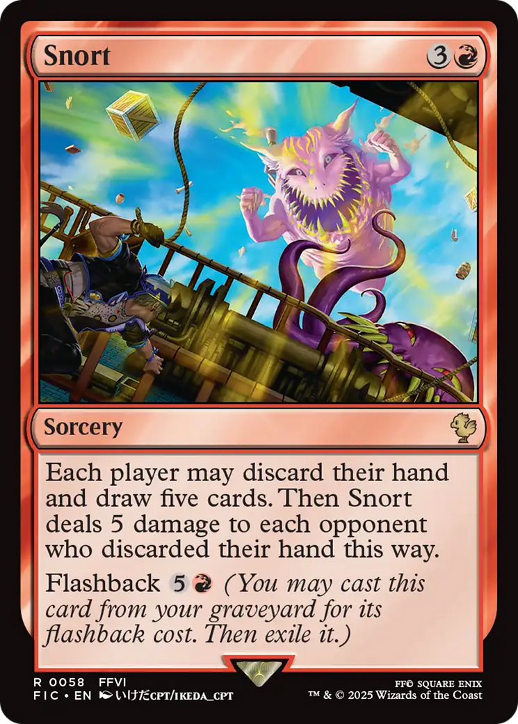 Snort [FINAL FANTASY Commander] | Jomio and Rueliete's Cards and Comics