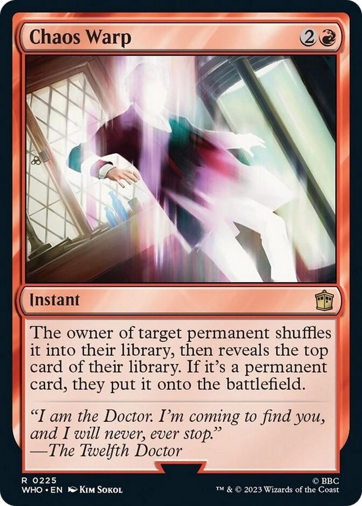 Chaos Warp [Doctor Who] | Jomio and Rueliete's Cards and Comics