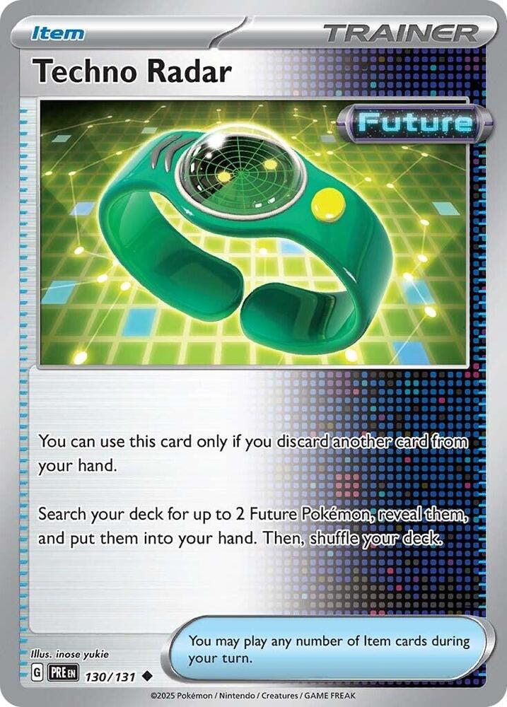 Techno Radar (130/131) [Scarlet & Violet: Prismatic Evolutions] | Jomio and Rueliete's Cards and Comics