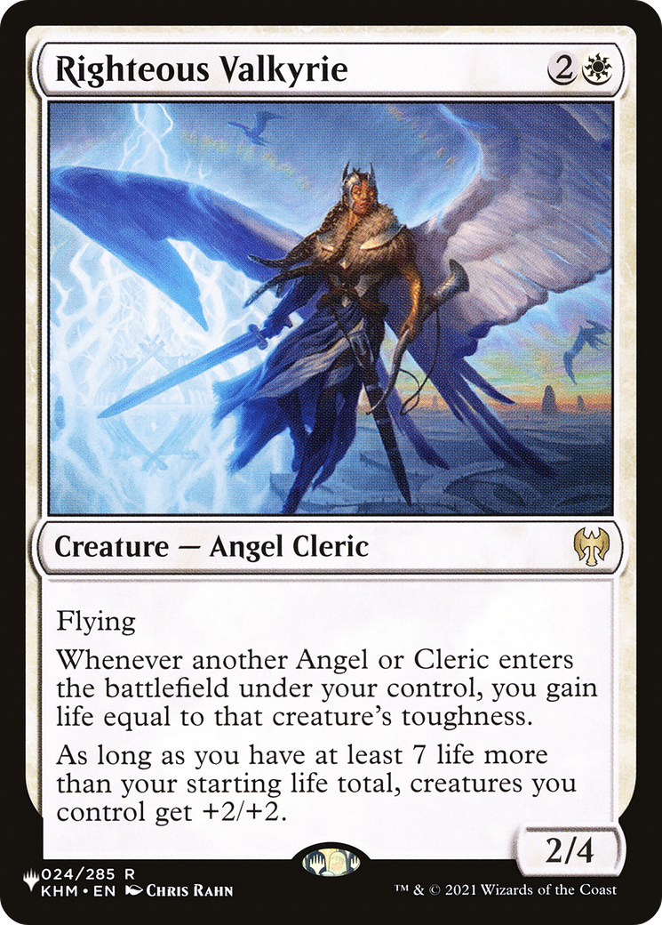 Righteous Valkyrie [Secret Lair: Angels] | Jomio and Rueliete's Cards and Comics