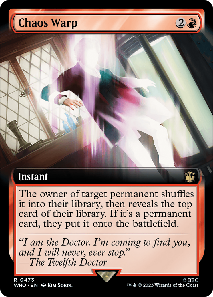 Chaos Warp (Extended Art) [Doctor Who] | Jomio and Rueliete's Cards and Comics