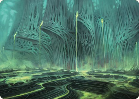 Swamp Art Card [Phyrexia: All Will Be One Art Series] | Jomio and Rueliete's Cards and Comics