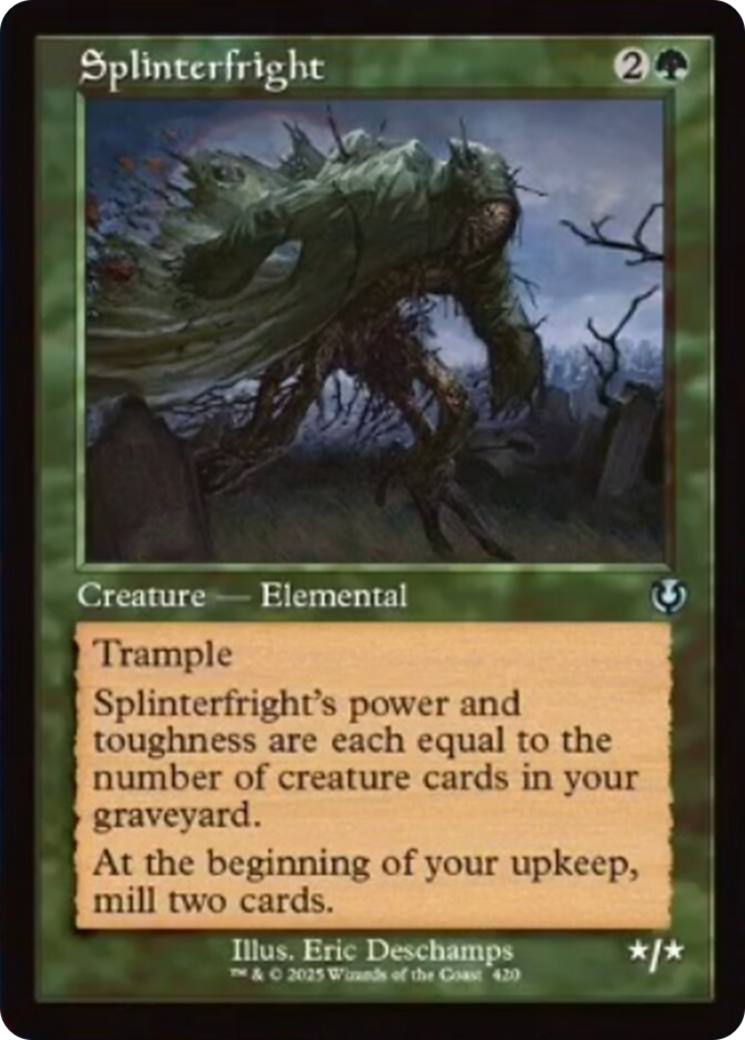 Splinterfright (Retro Frame) [Innistrad Remastered] | Jomio and Rueliete's Cards and Comics