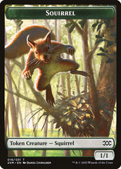 Demon // Squirrel Double-Sided Token [Double Masters Tokens] | Jomio and Rueliete's Cards and Comics