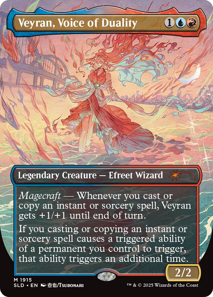 Veyran, Voice of Duality (Rainbow Foil) [Secret Lair Drop Series] | Jomio and Rueliete's Cards and Comics