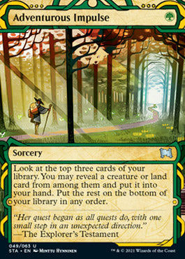 Adventurous Impulse [Strixhaven: School of Mages Mystical Archive] | Jomio and Rueliete's Cards and Comics
