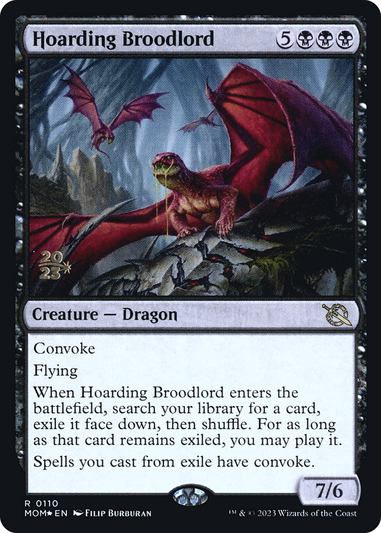 Hoarding Broodlord [March of the Machine Prerelease Promos] | Jomio and Rueliete's Cards and Comics