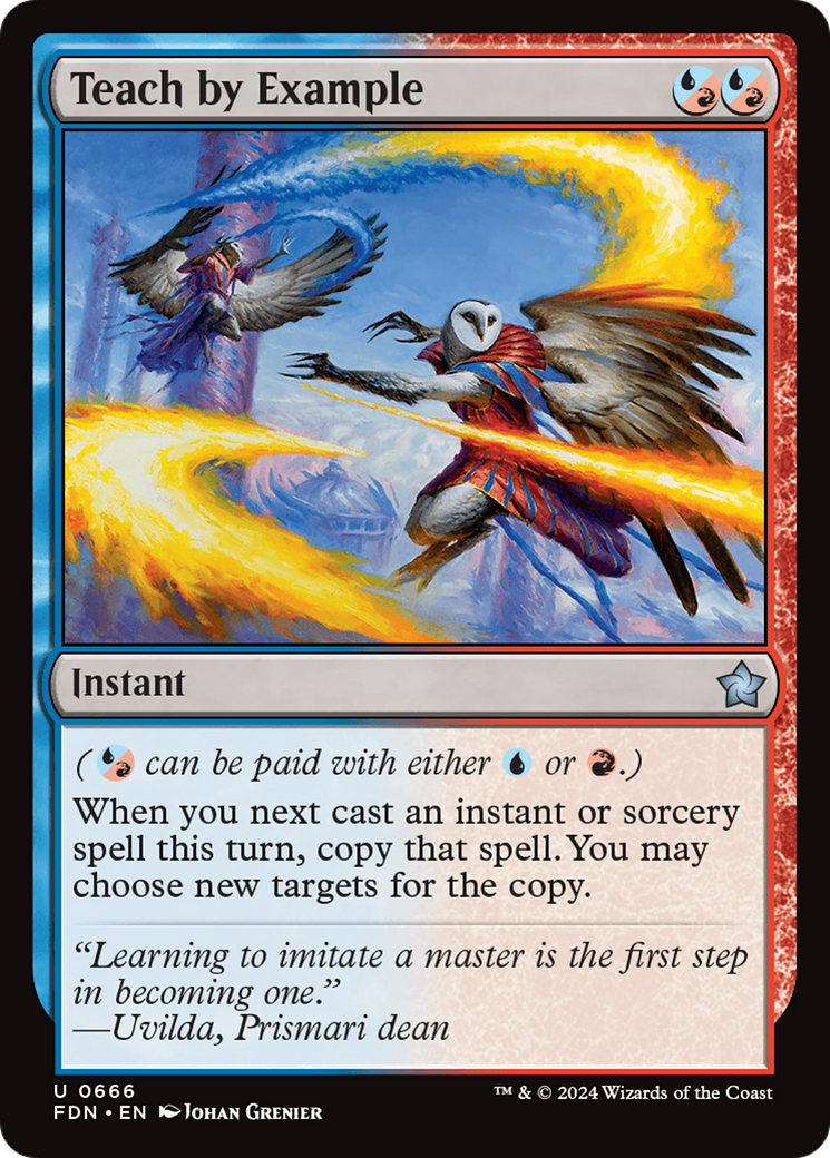 Teach By Example [Foundations] | Jomio and Rueliete's Cards and Comics