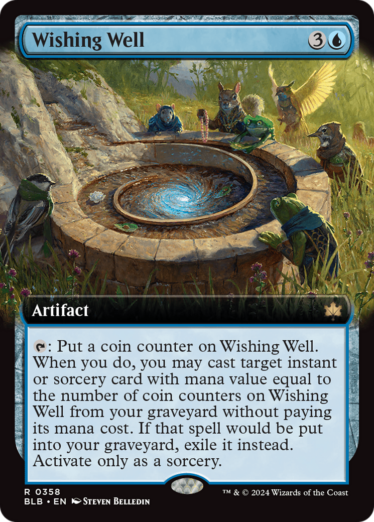 Wishing Well (Extended Art) [Bloomburrow] | Jomio and Rueliete's Cards and Comics